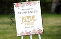 Bridal Shower Sign, Blush Pink Bridal Shower Decorations, Bridal Shower Welcome Sign, Bridal Shower Invitation, Bridal Shower Poster, WS52