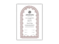 A4 / A3 Nikkah Contract Template, Islamic Wedding Certificate, Nikkahnama Digital Customized. NN159