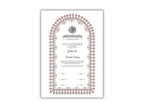 A4 / A3 Nikkah Contract Template, Islamic Wedding Certificate, Nikkahnama Digital Customized. NN159