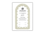 Personalised Nikkah Contract, Nikah Nama, Customised Muslim Marriage Certificate, Keepsake, Wedding Gift for Bride/Groom. 162