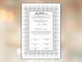 Nikkah Certificate, Nikkahnama, Nikahnama, Muslim Contract, Personalised, A4, A3, Template, Instat Download. NN271