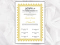 Nikkah Certificate Digital Download Personalised, A4, A3, Template, Editable, Nikkah Nama, Nikkah Contract, Muslim Contract. NN268