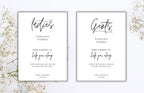 Wedding Bathroom Sign Template, Wedding Ladies Gents Basket Sign, Modern Handwriting Bathroom Wedding Sign, Editable Template. WS28