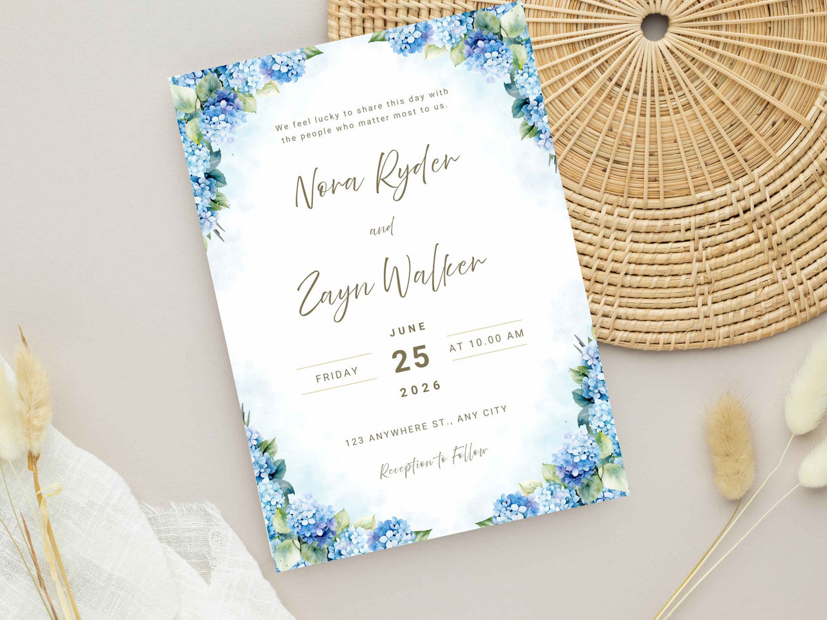 Wedding Invitation Set, RSVP, Dark Floral, Wedding Invitation, Details, Editable, Template, WI229