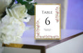 Floral Table Wedding Sign Template, Wedding Sign, Modern Floral Wedding Sign, Editable Wedding Table Sign, Printable Table Number. WS25
