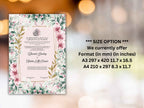 Nikkah Certificate Digital Download Personalized, A4, A3, Template, Editable, Nikkah Nama, Nikkah Contract, Muslim Contract. NN299