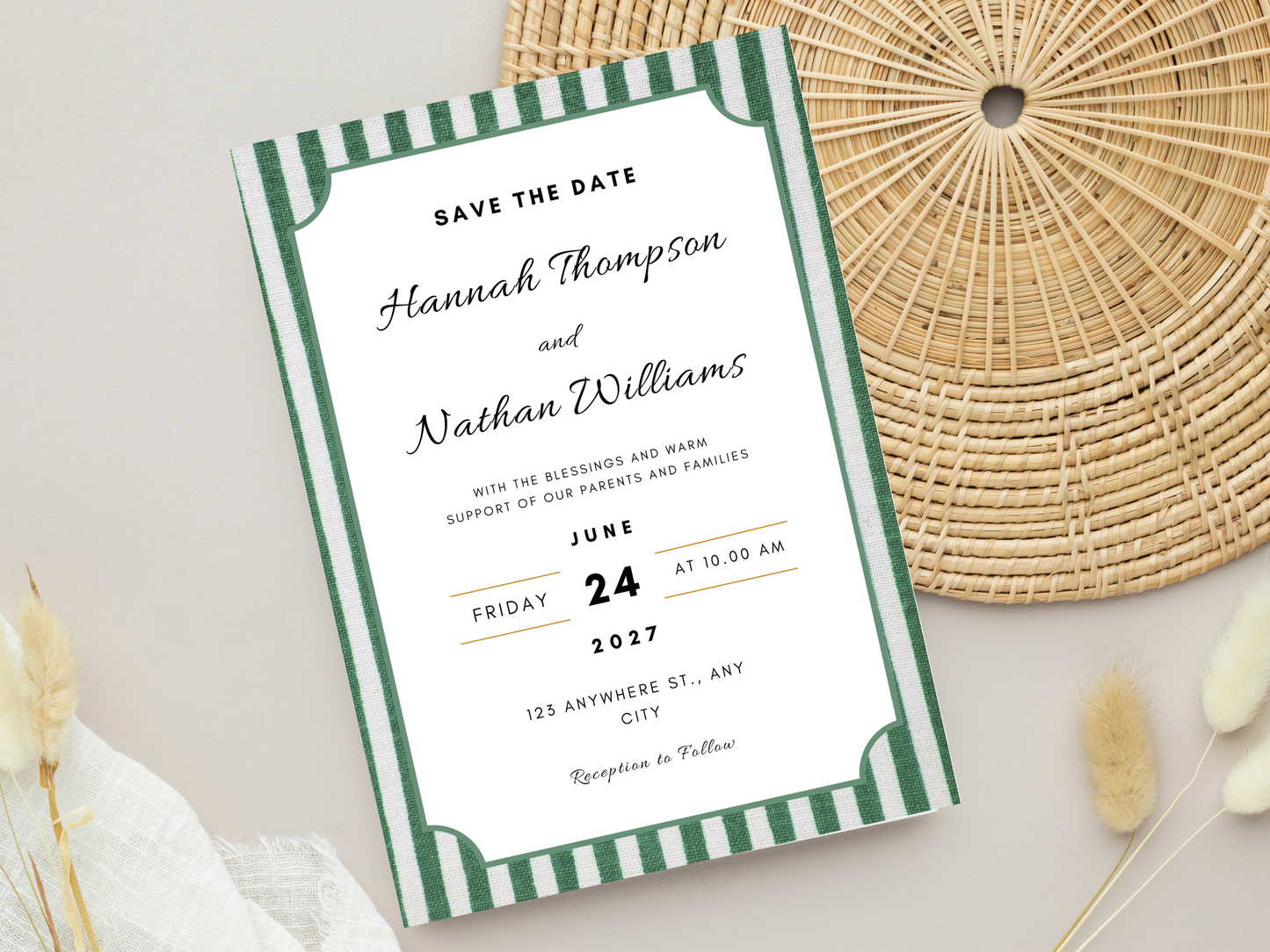 Wedding Invitation Set, RSVP, Wedding Details, Wedding Bottle Label Template, WI289