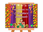 Muslim Mahandi Decor signs Template, Mahandi Night Signs, Henna Welcome signs, Punjabi Mahandi signs, Digial Template, 24 x 18 in. NN6