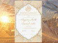 Luxury Nikkah Contract, Nikkah Certificate, Custom Nikah Nama, Islamic Wedding Contract, Marriage Contract Wedding Digital Download. NN4