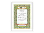 Nikkah Certificate Digital Download, Editable, Template, Muslim Contract, Muslim Marriage, A4, A3, Template, Instat Download. NN171