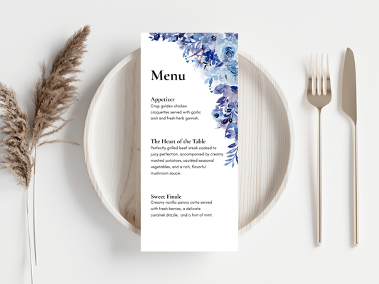 Wedding Thank you Card, Menu Card, Table Card. WI321