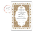 Nikkah Certificate Digital Download Personalized, Luxury Nikkah Contract, Islamic Wedding Contract, Personalized Muslim Wedding Gift. NN188