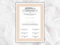 Nikkah Certificate Digital Download Personalised, A4, A3, Template, Editable, Brown Nikkah Nama, Nikkah Contract, Muslim Contract. NN267