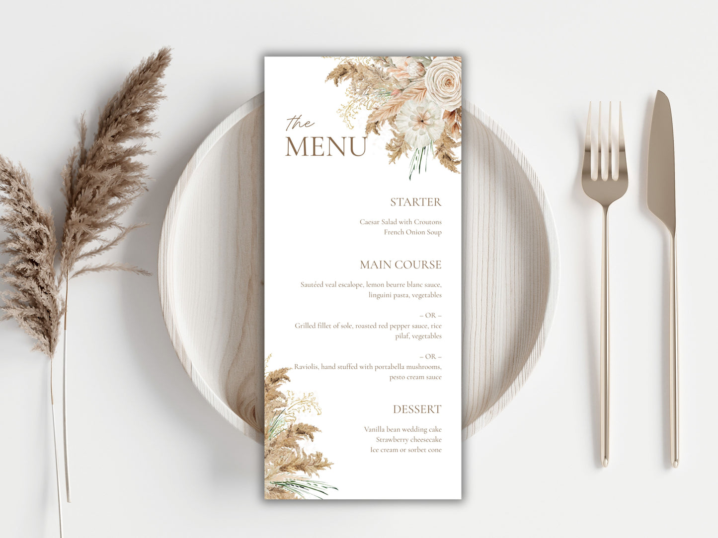 Place Card & Thank You Card Template. WI193