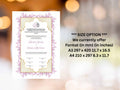 Nikah Certificate | Elegant Digital Islamic Marriage Contract for a Modern Muslim Wedding | Certificate Muslim | NikahNama. NN295