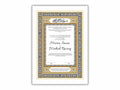 Nikkah Certificate Digital Download Personalised, A4, A3, Template, Muslim Wedding Contract, Instat Download. NN169