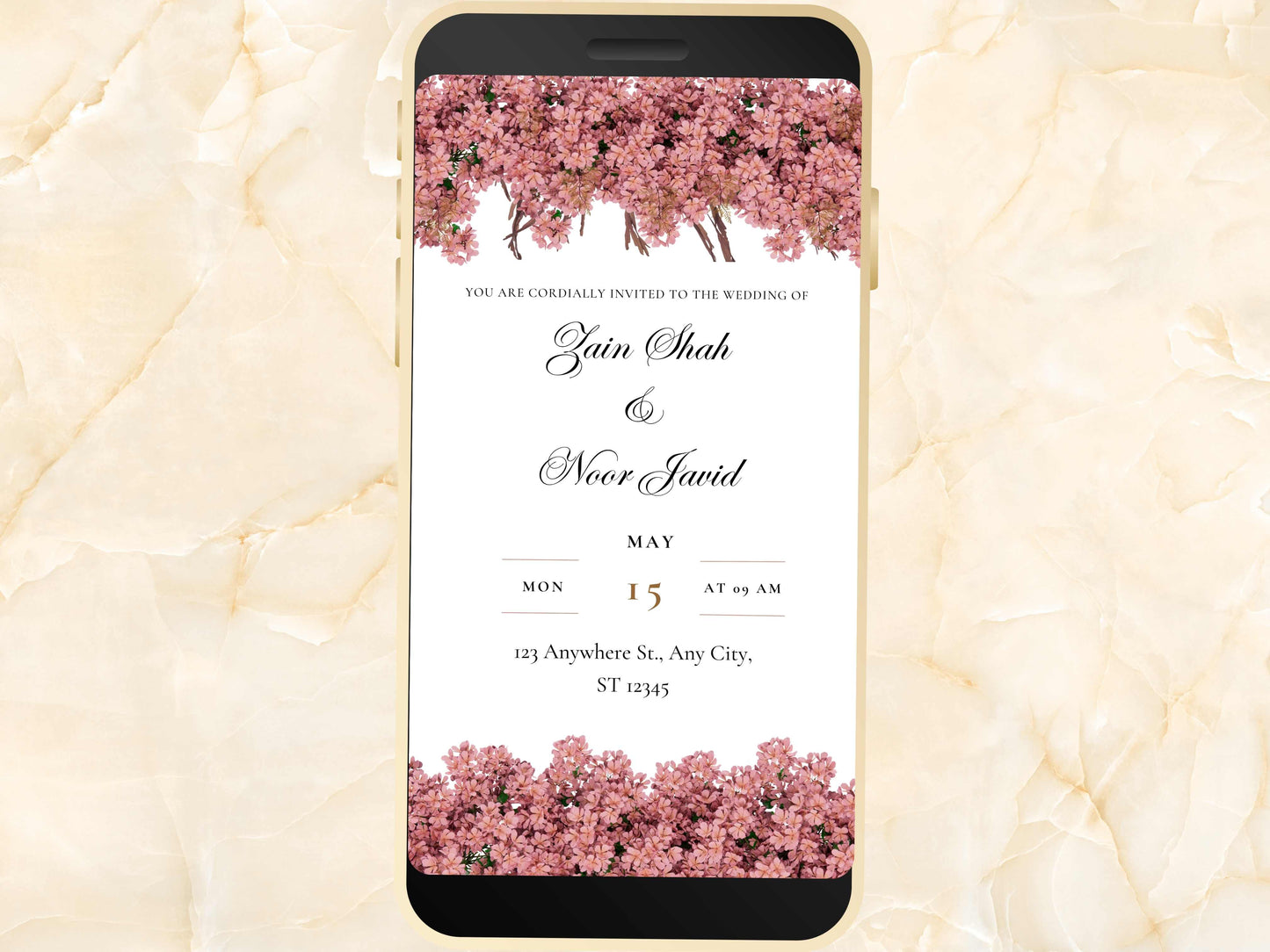 Wedding Video Invitation template, Animated Wedding invitation, Animated Wedding Invitation Digital Invite, Video Save the Date. WEIB28