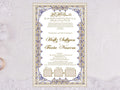 Nikkah Certificate , Authentic Islamic Wedding Thumb Impression Agreement, Premium Islamic Wedding Contract, Instant Download. NN27