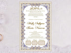 Nikkah Certificate , Authentic Islamic Wedding Thumb Impression Agreement, Premium Islamic Wedding Contract, Instant Download. NN27