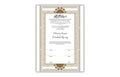 Luxury Nikkah Contract, Digital Printable Personalised Customised Nikkah Certificate, Custom Nikah Nama, Islamic Wedding Contract. NN178