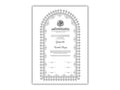 Personalised Nikkah Contract, Nikah Nama, Customised Muslim Marriage Certificate, Keepsake, Wedding Gift for Bride/Groom. 161