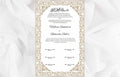 Nikkah nama Template, Contract certificate, Muslim Wedding Certificate. nn96