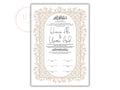 Nikkah Certificate Digital Download Personalised, A4, A3, Template, Instat Download. NN210