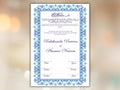 Nikkah Certificate Digital Download Personalised, A4, A3, Template, Editable, Nikkah Nama, Nikkah Contract, Muslim Contract. NN242