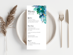Menu Card, Thank You Card & Table Card Template Set. WI216