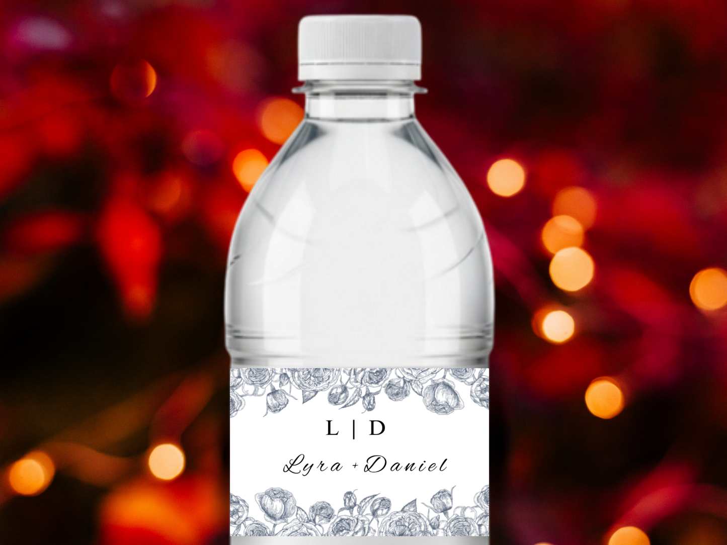 Wedding Thank you Card, Menu Card,  Wedding Bottle Label, Table Card. WI291