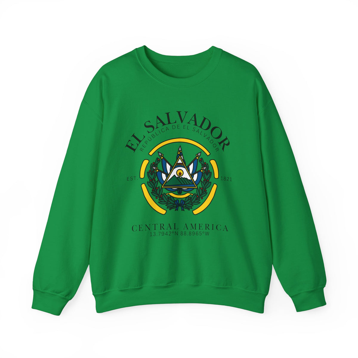 El Salvador Sweatshirt, El Salvador Flag Shirt, Central America