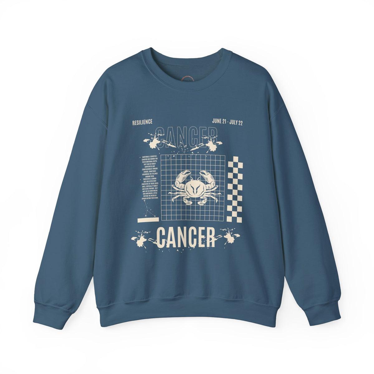 Cancer Zodiac Sweatshirt, Horoscope Unisex Jumper, Astrology Sign Clothing,