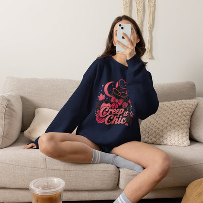Creep It Chic Cat Sweatshirt