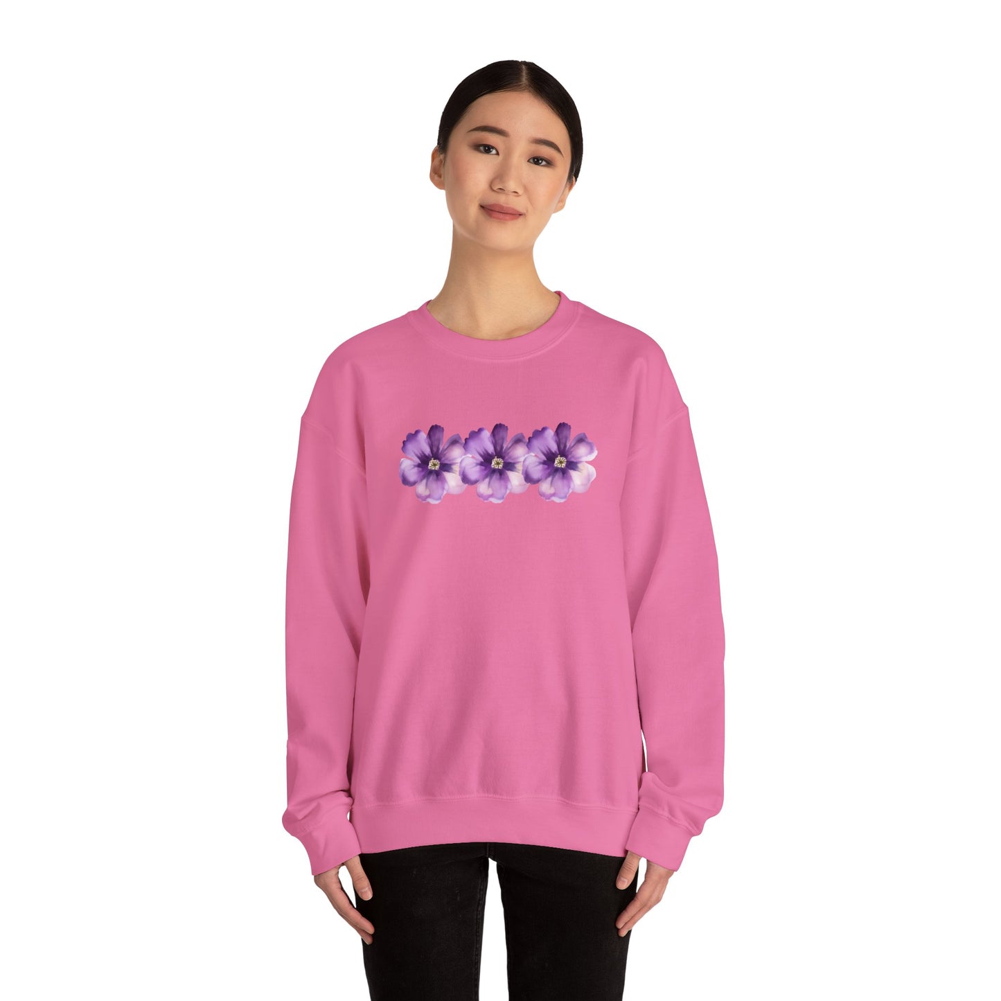 Floral Crewneck Sweatshirt