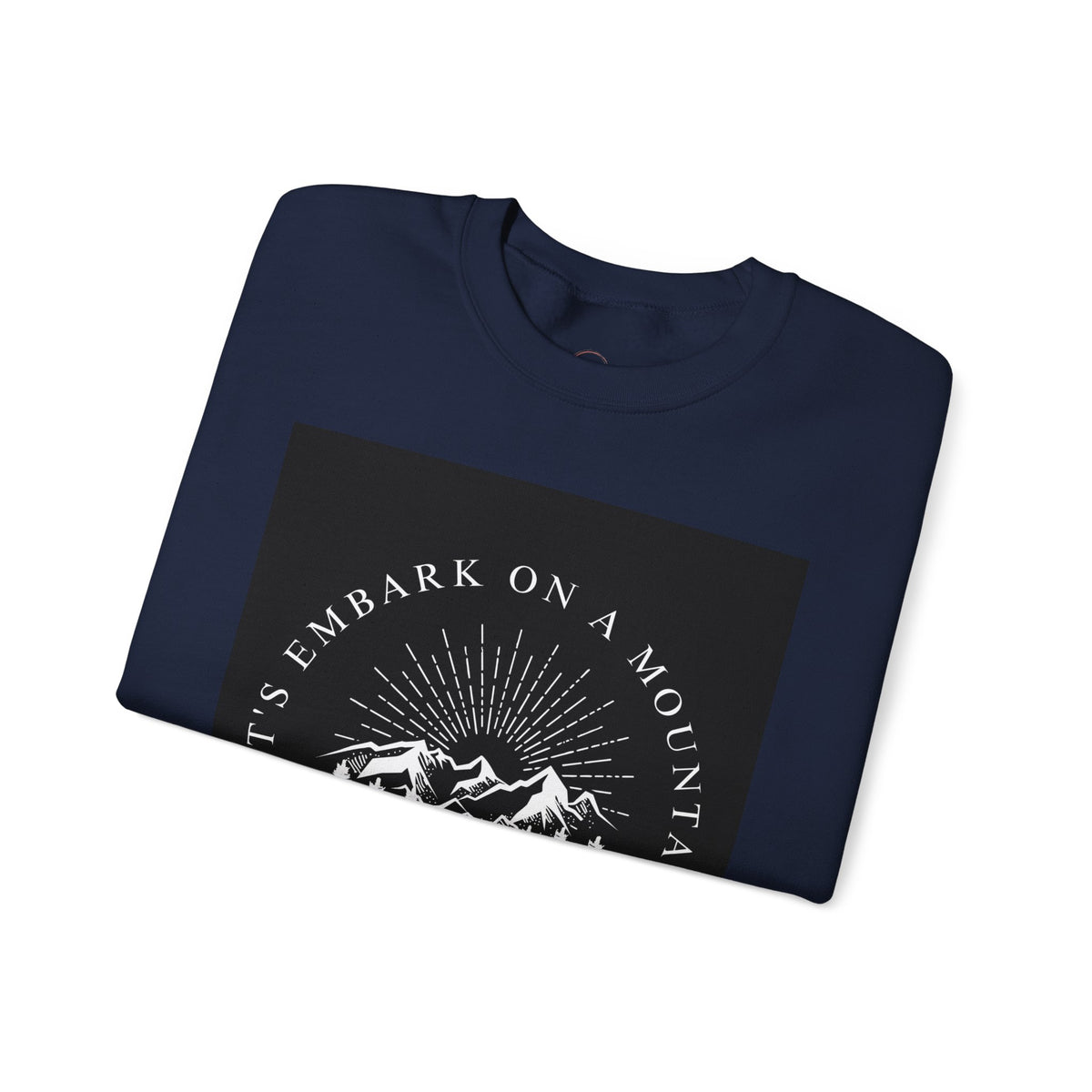 Mountain Adventure Crewneck Sweatshirt - Hiking Apparel, Outdoor Adventure