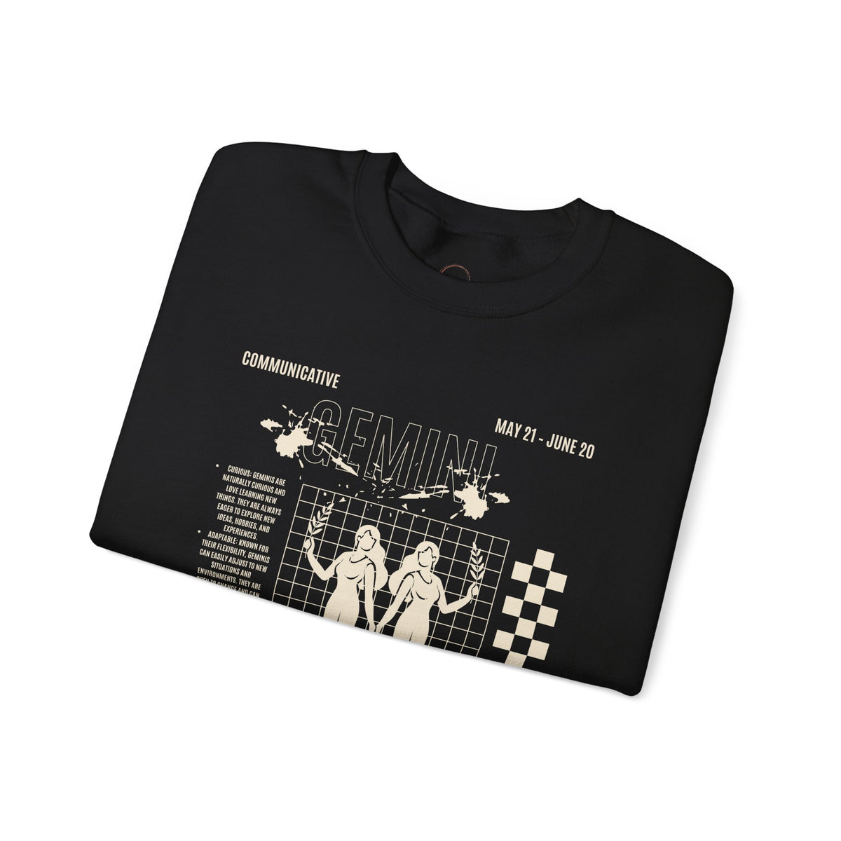 Gemini Zodiac Unisex Sweatshirt, Astrology Crewneck Jumper, Horoscope Pullover