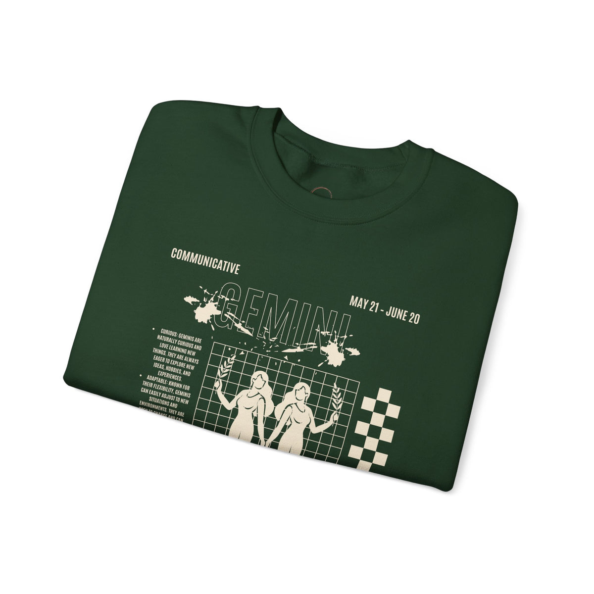 Gemini Zodiac Unisex Sweatshirt, Astrology Crewneck Jumper, Horoscope Pullover