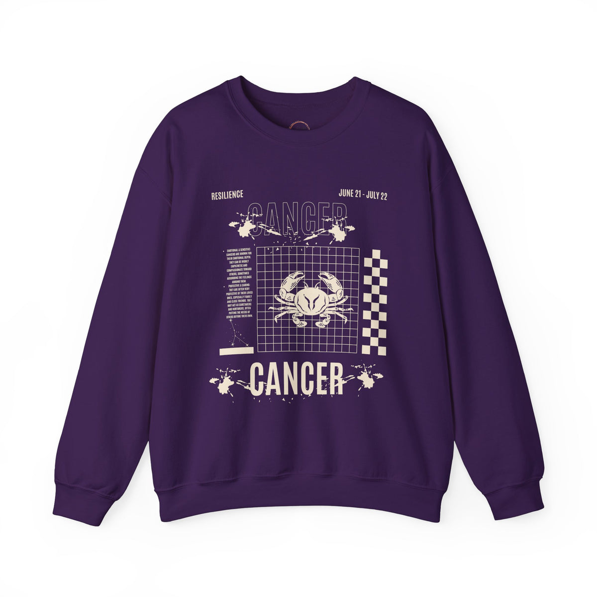 Cancer Zodiac Sweatshirt, Horoscope Unisex Jumper, Astrology Sign Clothing,