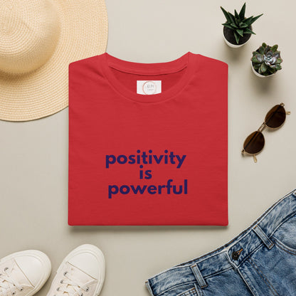 Positivity Is Powerful Tee — Inspirational Graphic T-Shirt
