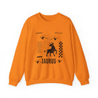 Taurus Zodiac Sweatshirt, Astrology Crewneck Jumper, Bull Constellation