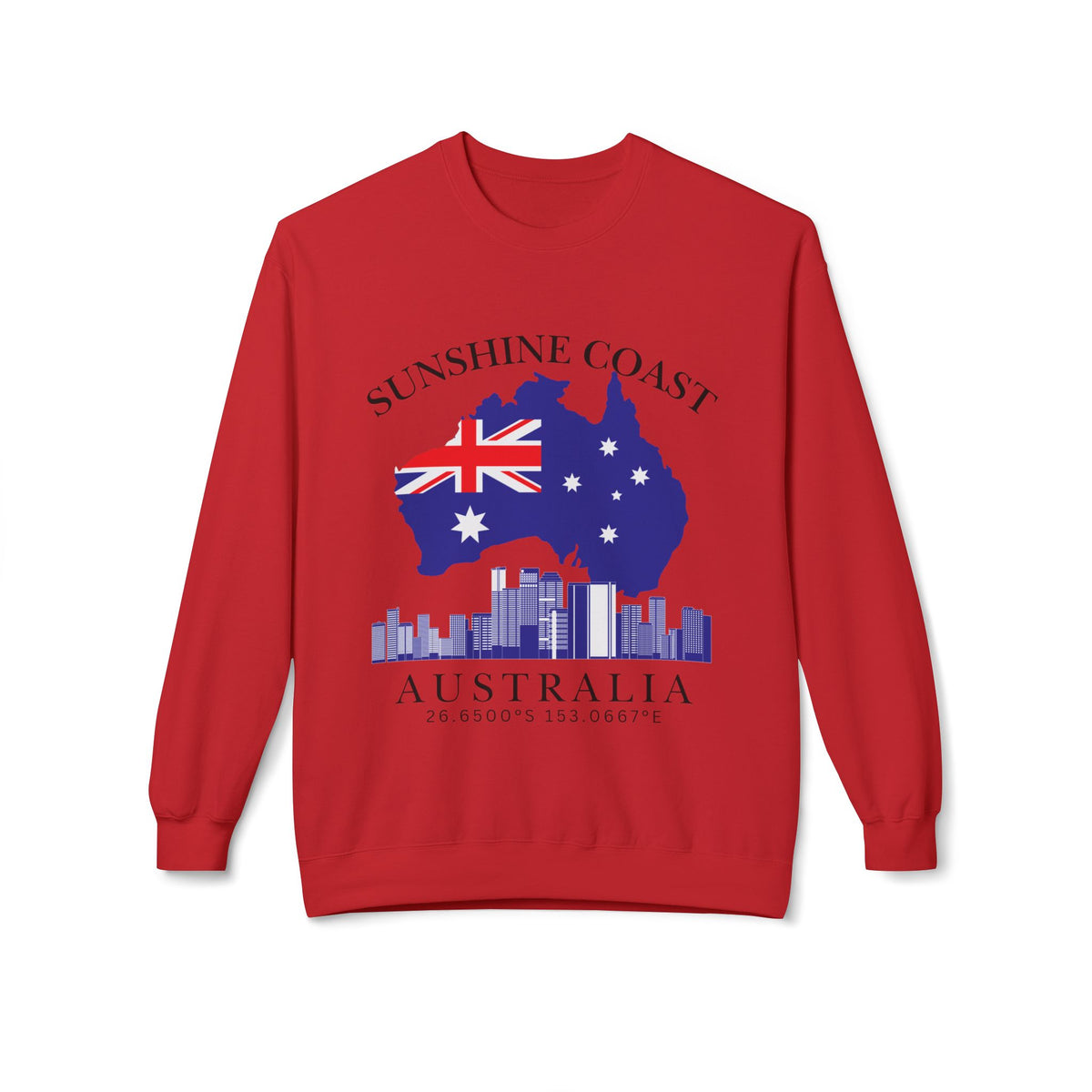 Australia Unisex Midweight Softstyle Fleece Crewneck Sweatshirt