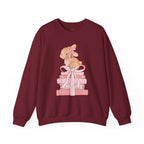 Cat on Books Unisex Sweatshirt, Reading Lover Gift