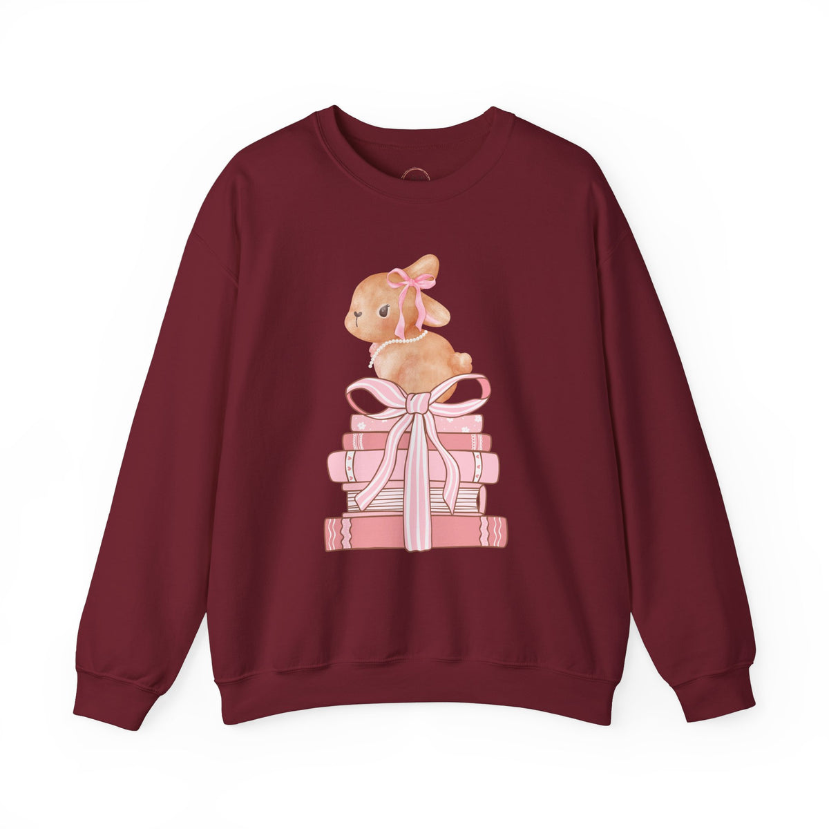 Cat on Books Unisex Sweatshirt, Reading Lover Gift