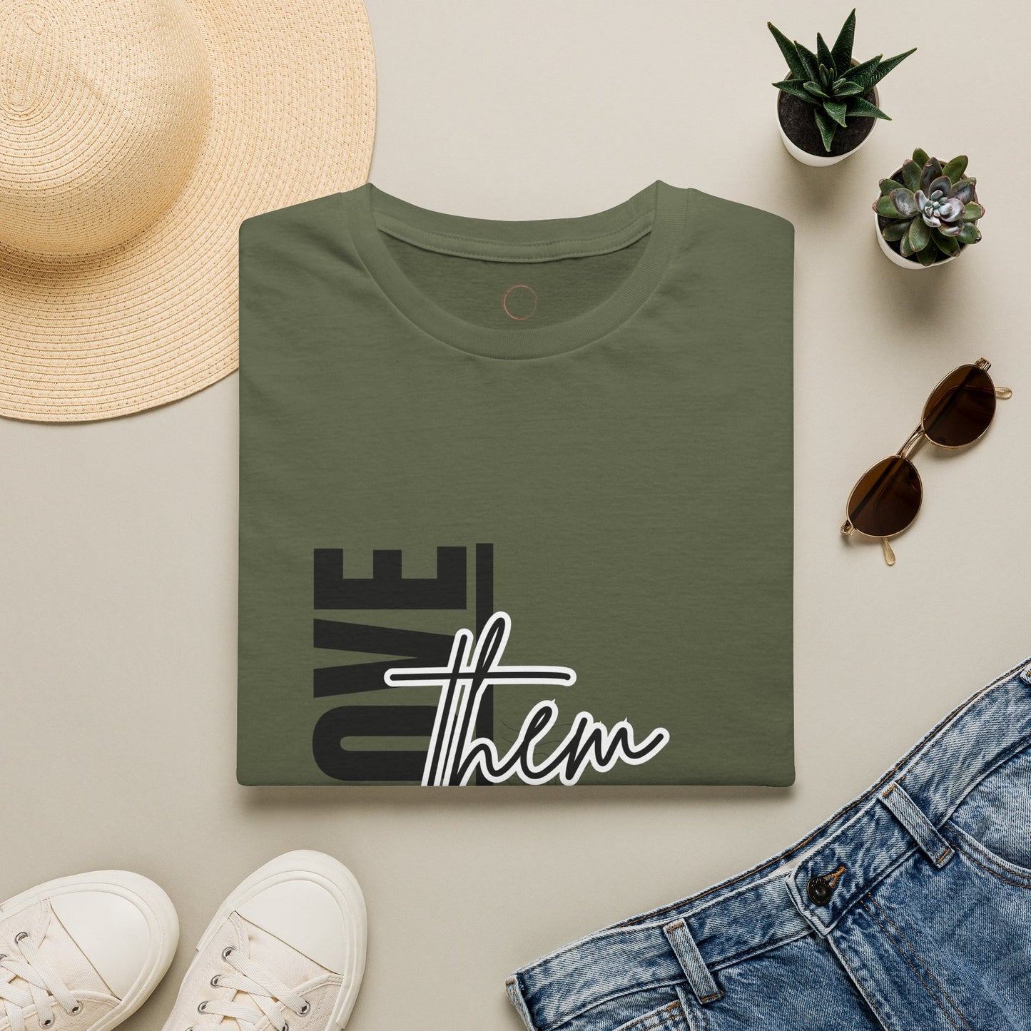 T-Shirt — 'Pray One Them' Minimal Faith Graphic Tee