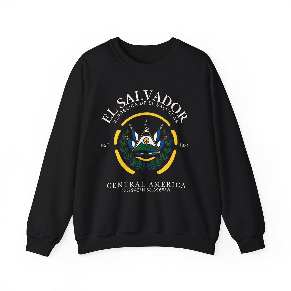 El Salvador Sweatshirt, El Salvador Flag Shirt, Central America,