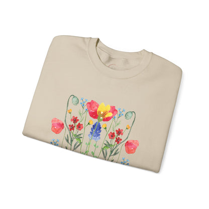 Wild Flowers Unisex Crewneck Sweatshirt