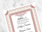 Nikkah Contract Template, Printable Nikkah Contract, Editable Nikkahnama, Muslim Wedding Certificate, Islamic Marriage Contract. NN107