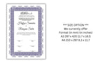 Nikkah Contract TemplateA4/A3, Printable Nikkah Contract, Editable Nikkahnama, Muslim Wedding Certificate, Digital Download. NN128