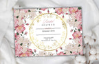 Pink Rose Bridal Shower Invitation | Floral Bridal Shower Editable Invitation Template | Wildflowers Shower Invite Printable | WS44