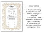 Nikkah Certificate Digital Download Personalised, Islamic Contract, A4, A3, Template, Instat Download. NN209